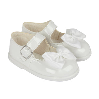 White Baypod Bow Shoes hard Sole