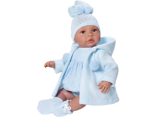 Asi Baby Doll Blue Coat Soft Body, 46cm
